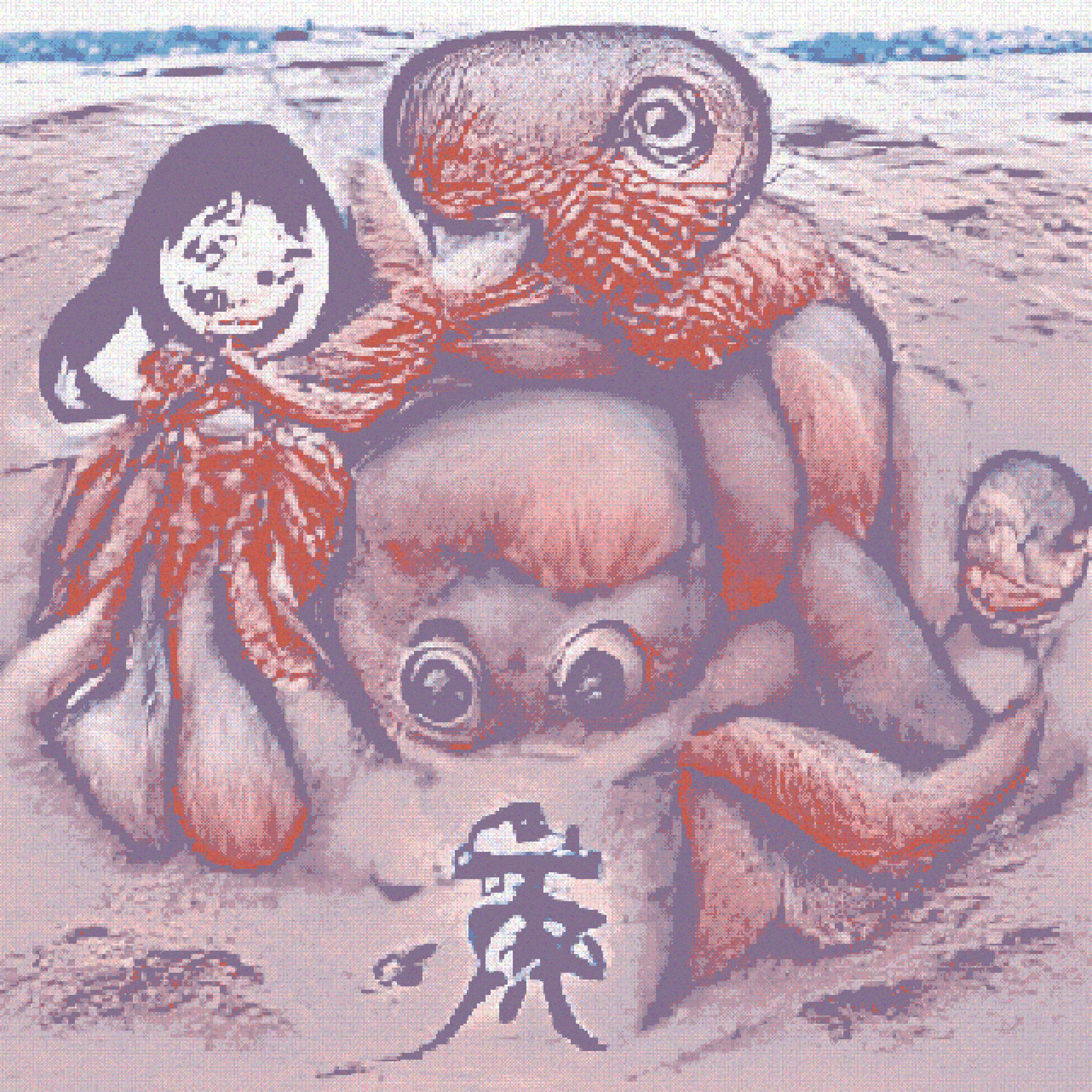 /an-octopus on pleasure beach